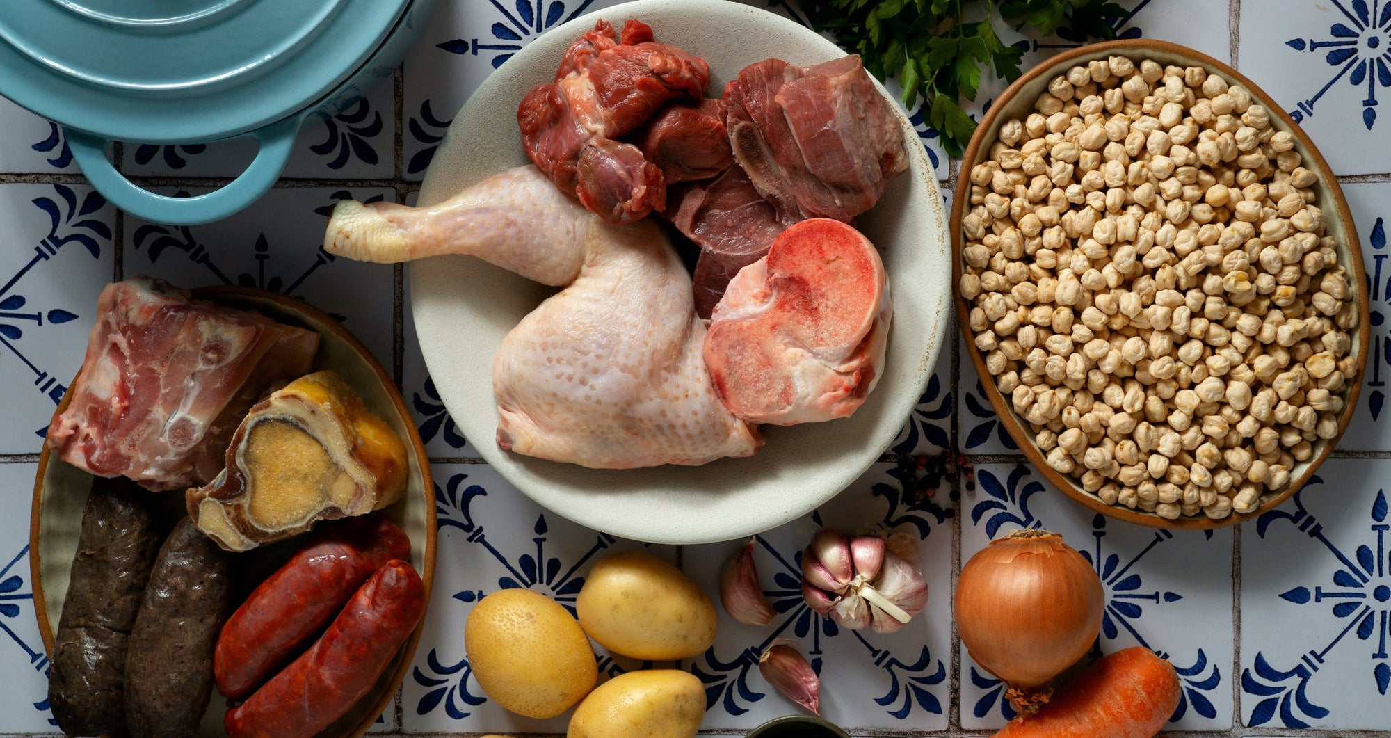 verschiedene Futterzutaten